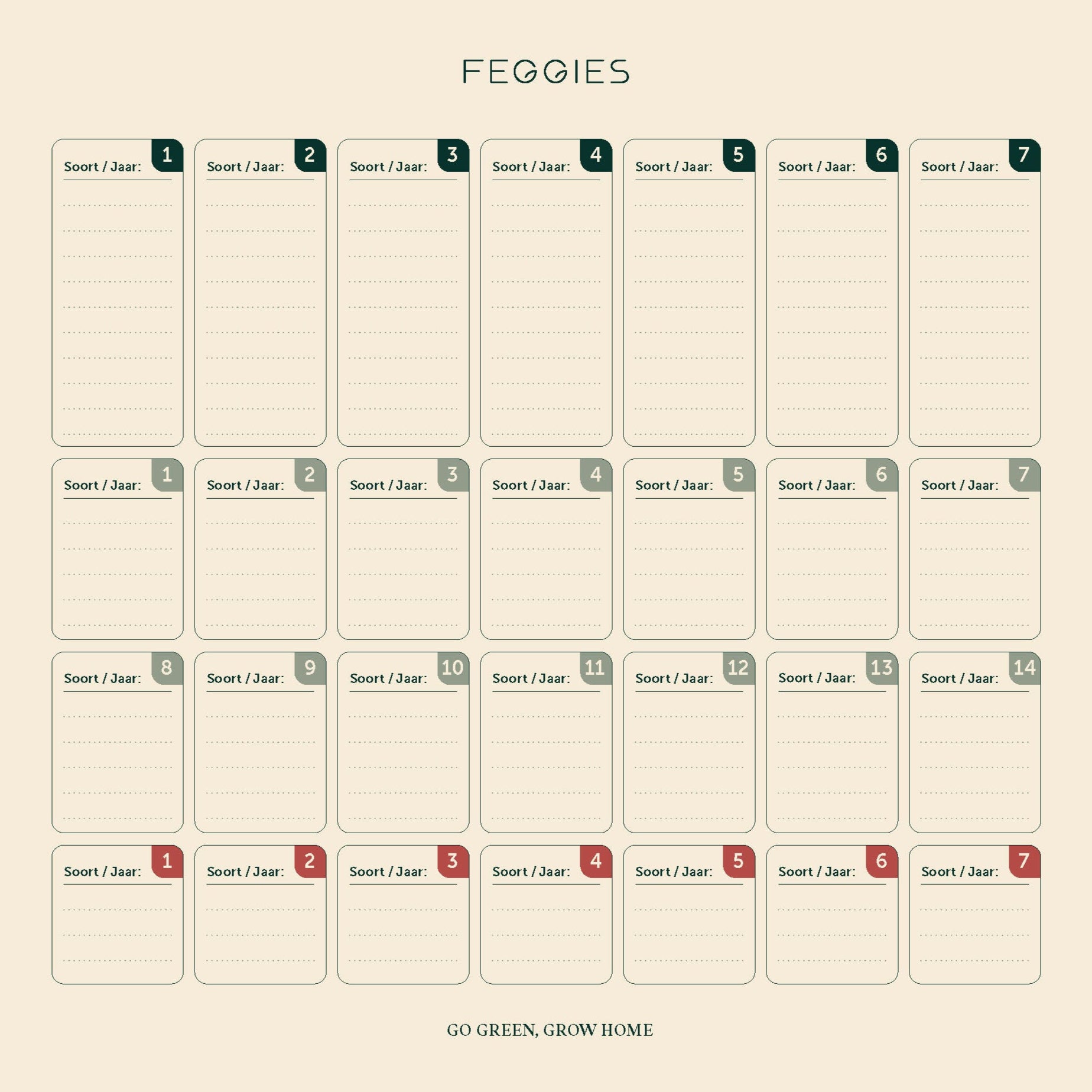 Schrijfkaart Zadenbewaarbox PRO