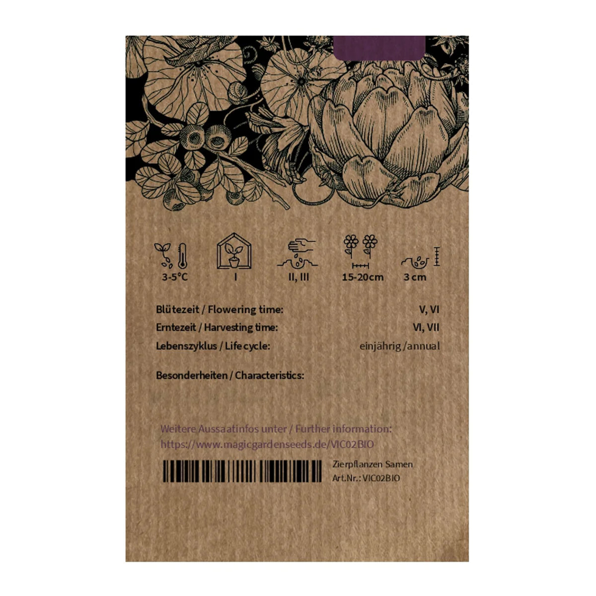 Paardenboon (Vicia faba) zaden – Biologisch & historisch