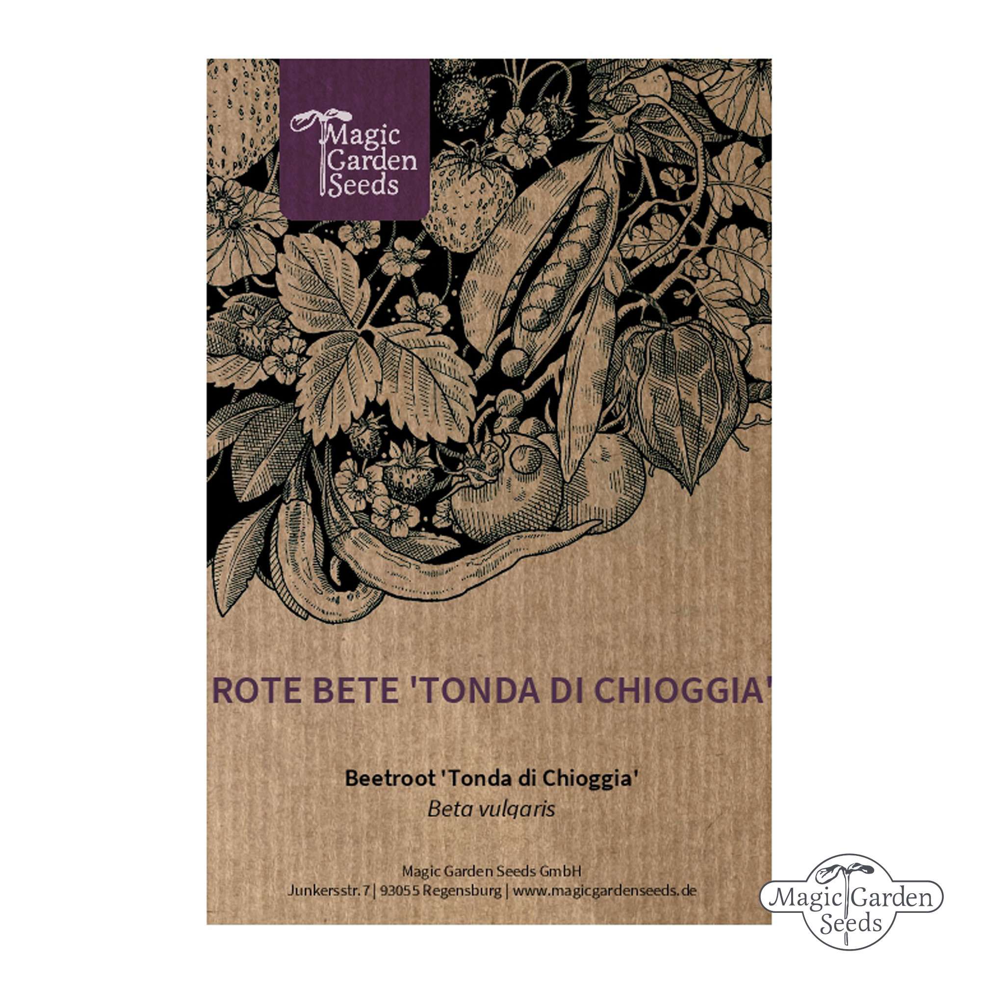 Rode biet 'Tonda di Chioggia' zaden biologisch
