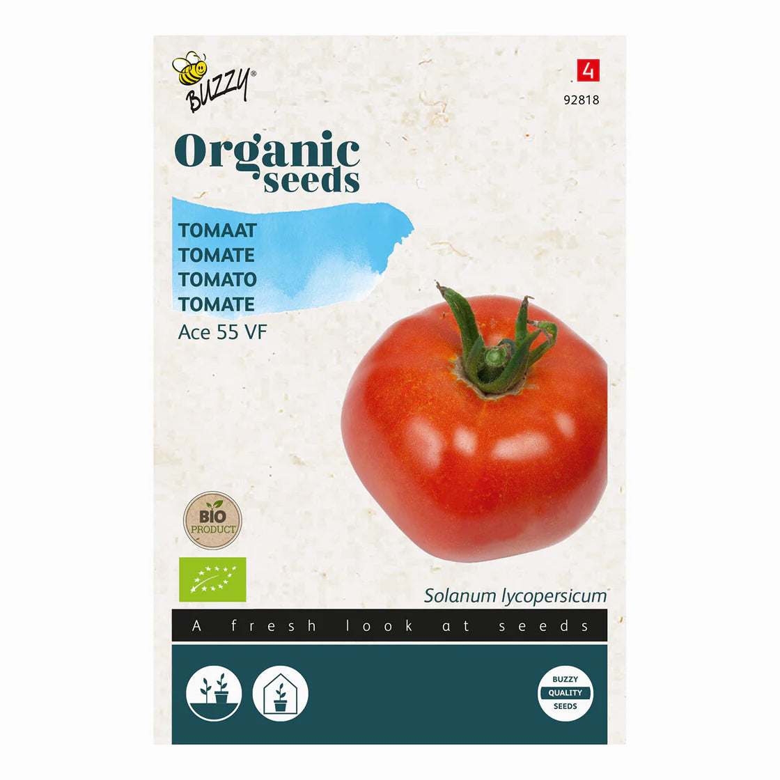 Organic Tomaat Ace 55 VF - Feggies