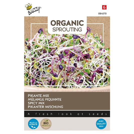 Organic sprouting pikante mix zaden