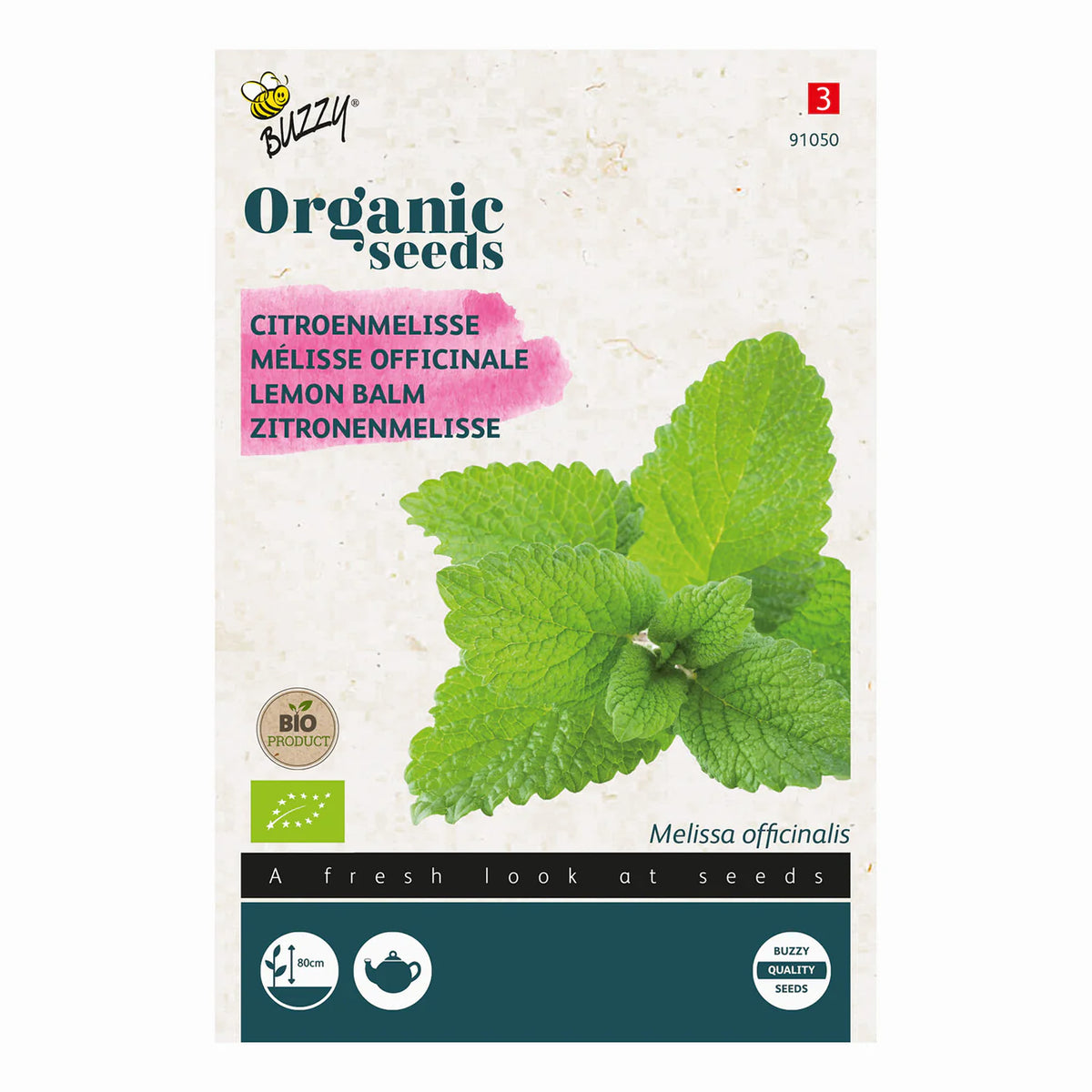 Organic Citroenmelisse zaden - Feggies