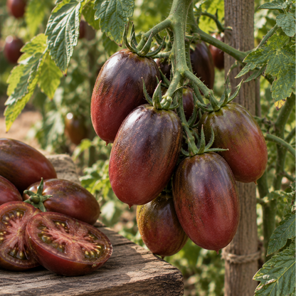 Late Pink Tomato Purple Russian