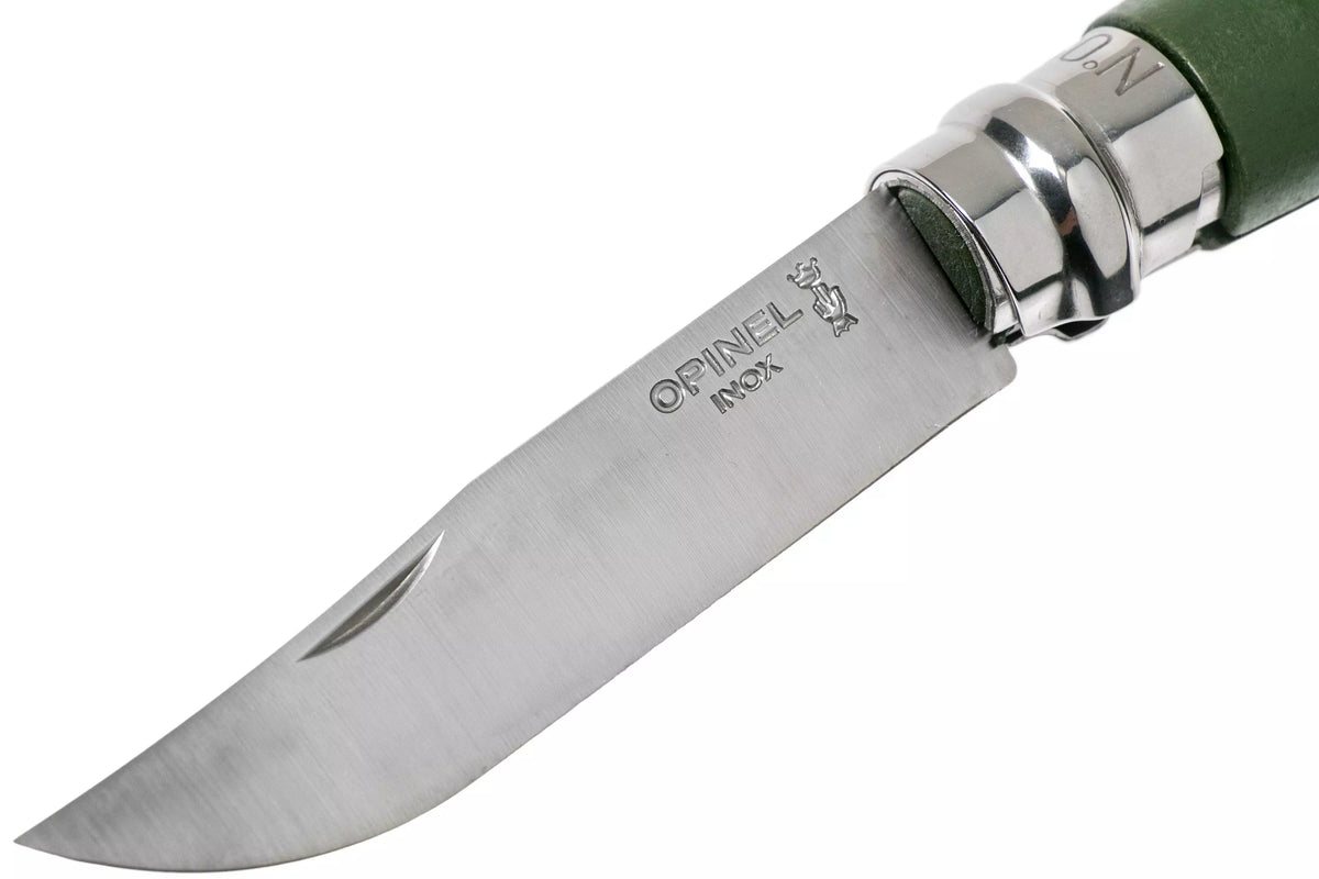 Opinel - Zakmes N°08 Khaki RVS - Feggies