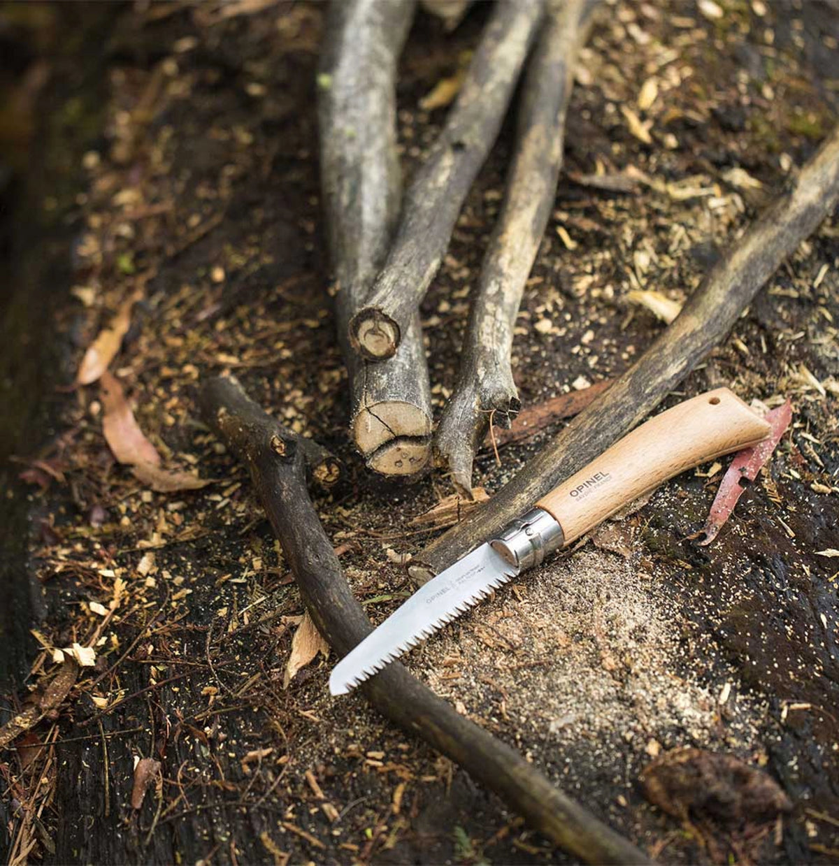 Opinel - Takken-/snoeizaag N°12 Opinel RVS/hout - Feggies