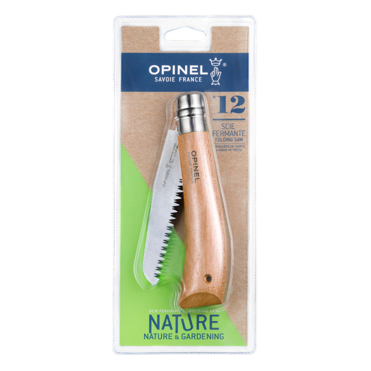 Opinel - Takken-/snoeizaag N°12 Opinel RVS/hout - Feggies