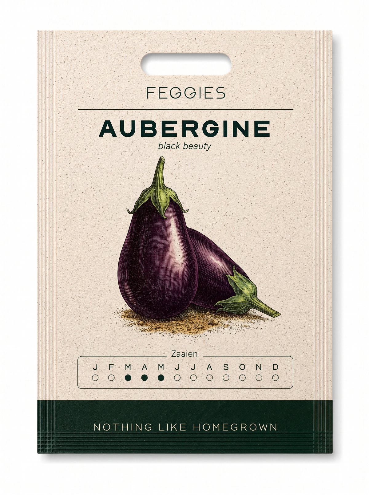Aubergine black beauty – biologische auberginezaden (glanzend paars)