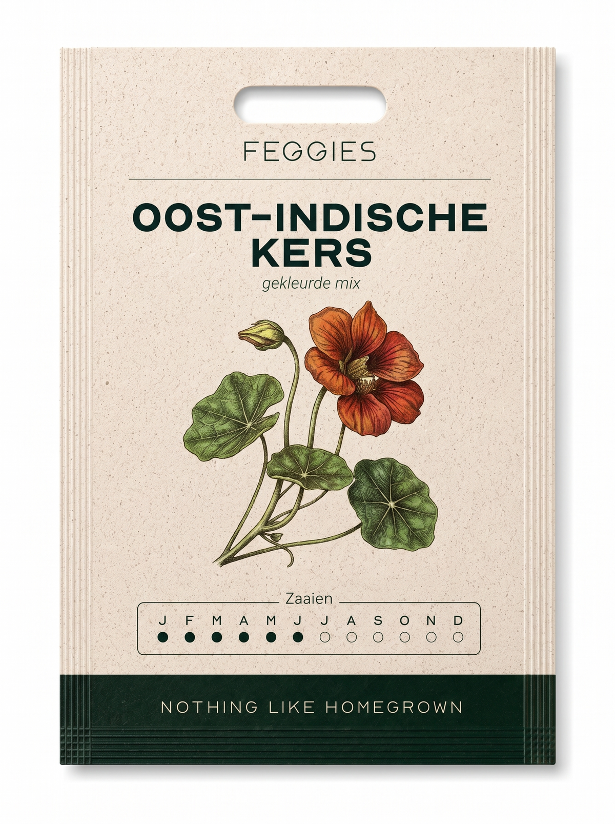 Oost-Indische kers gekleurde mix – biologische bloemzaden (eetbaar)