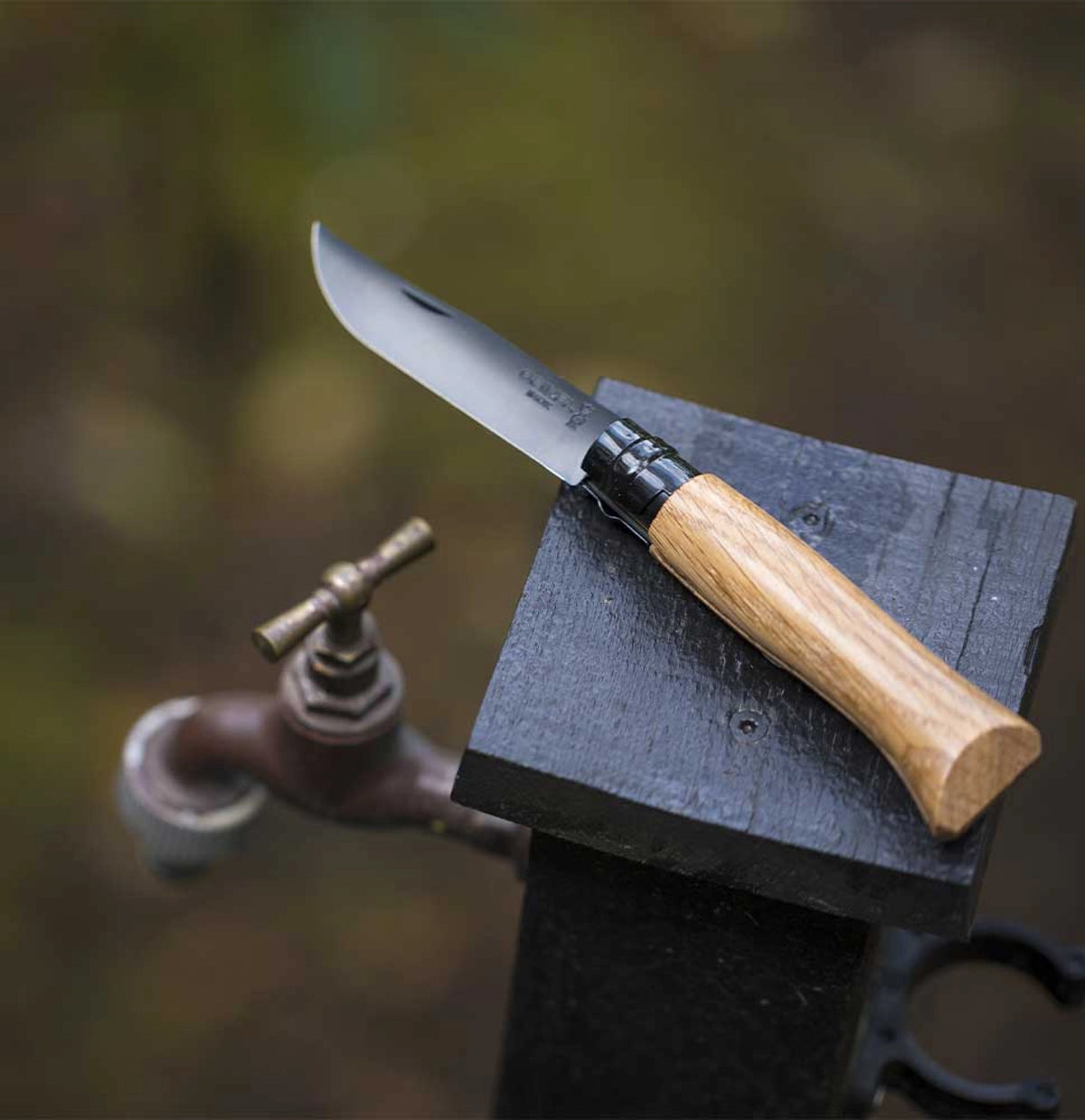 Opinel - N°08 luxe - Chêne Black - Feggies