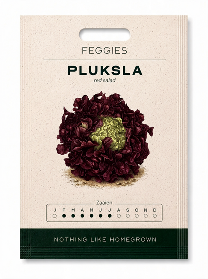 Pluksla red salad – biologische slazaden (doorplukker)