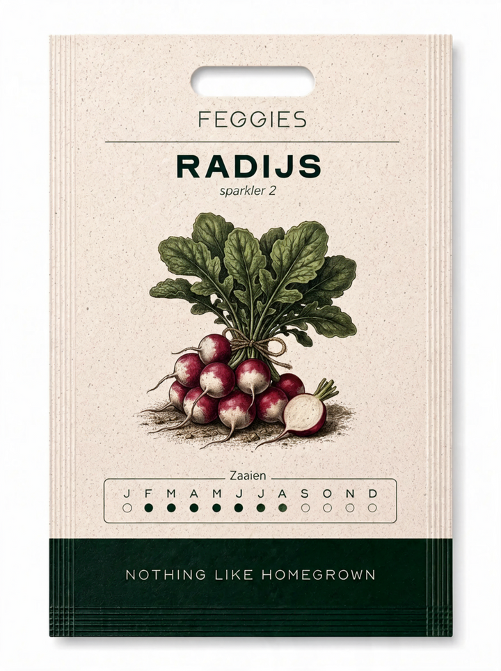 Radijs sparkler 2 – biologische groentezaden (snelgroeiend)