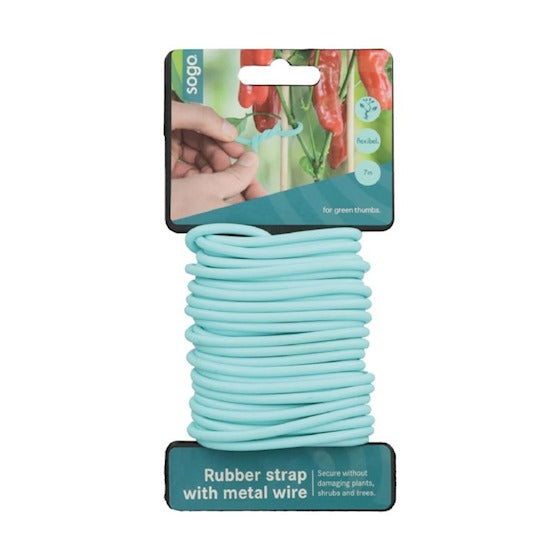 Rubberband met ijzerdraad 7m - Feggies