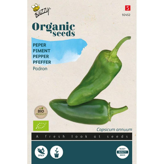 Organic peper padron zaden