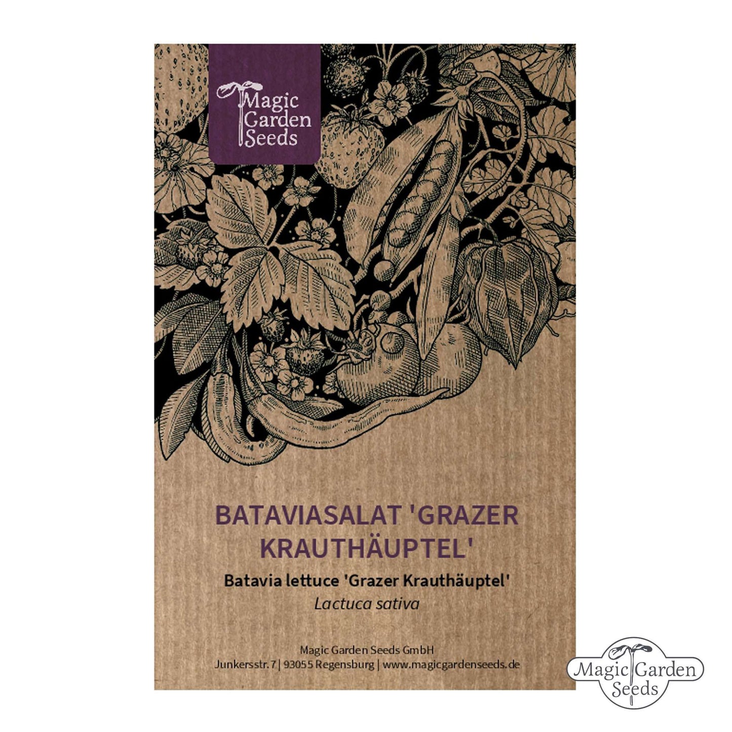 Ijsbergsla 'Grazer Krauthäuptel' zaden biologisch