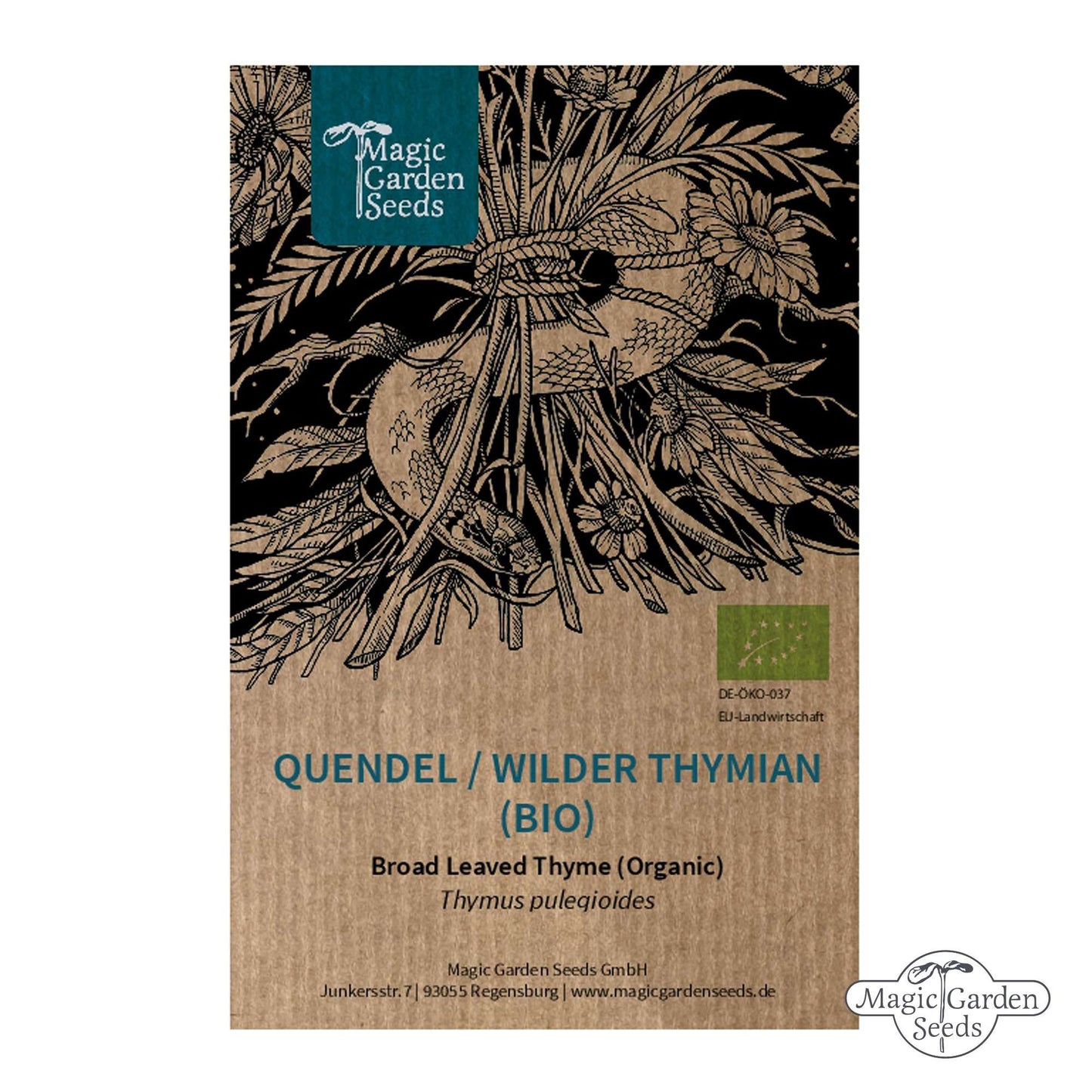 Grote tijm zaden biologisch (Thymus pulegioides)