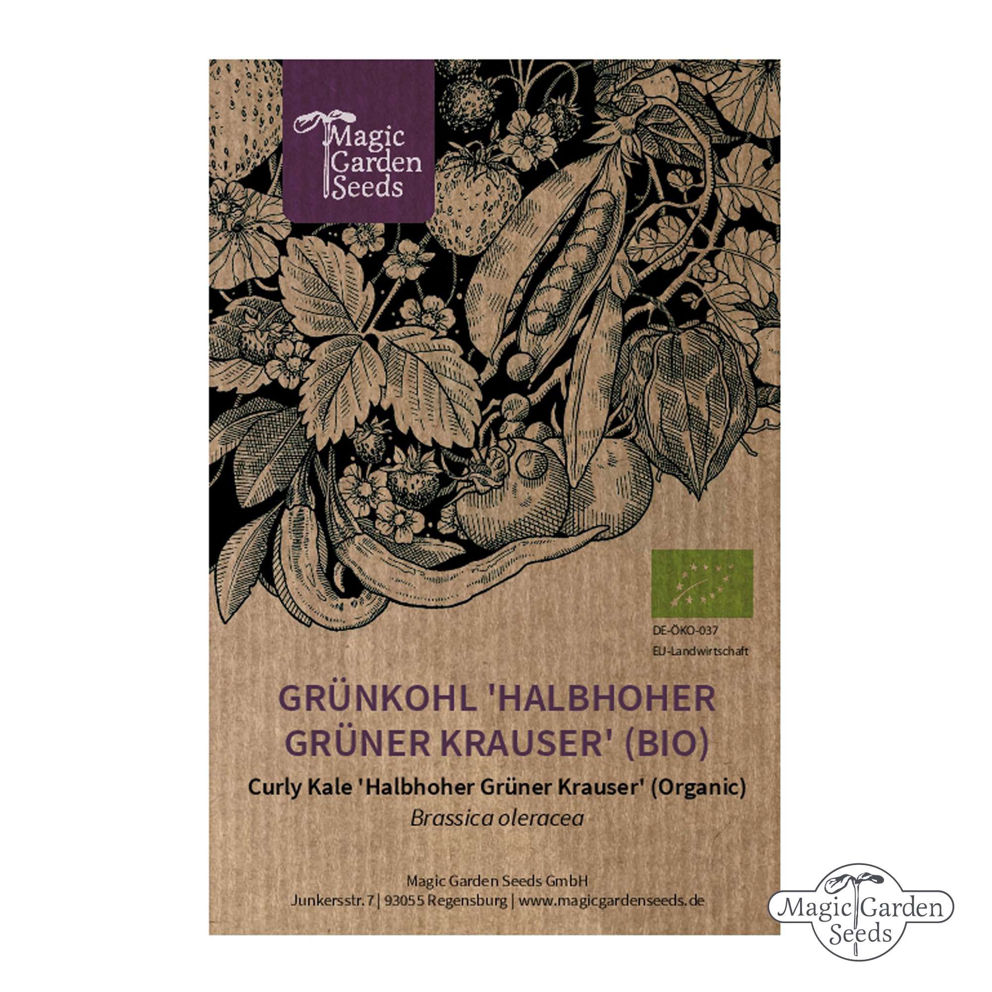 Boerenkool 'Halbhoher' zaden Biologisch