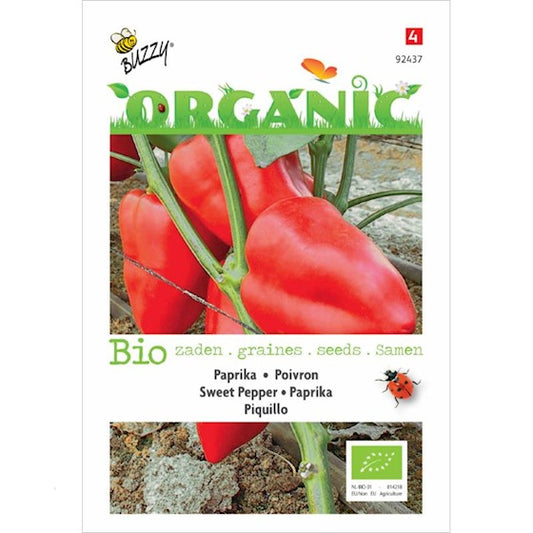 Organic Paprika Piquillo zaden