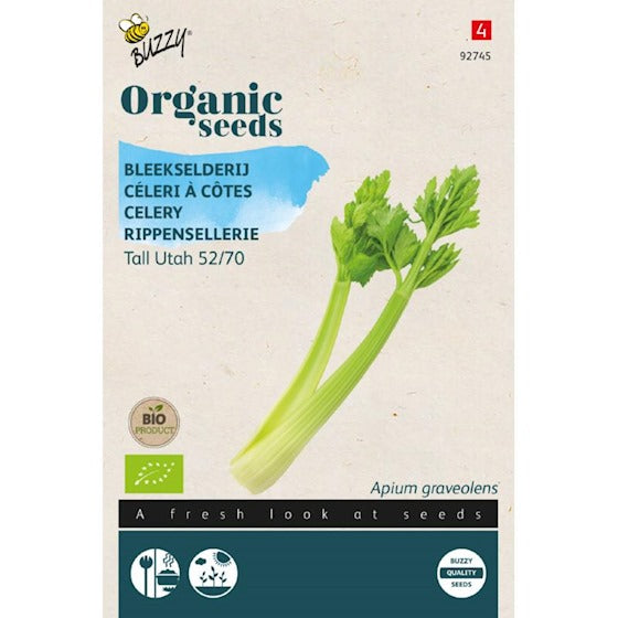Organic Bleekselderij Tall Utah zaden - Feggies