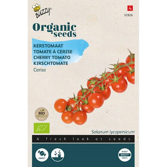 Organic Kerstomaten Cerise zaden - Feggies