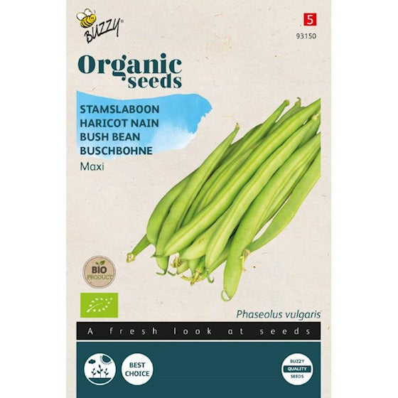 Organic Stamslabonen Maxi zaden