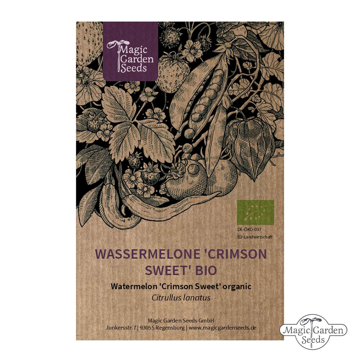Watermeloen 'Crimson Sweet' zaden biologisch