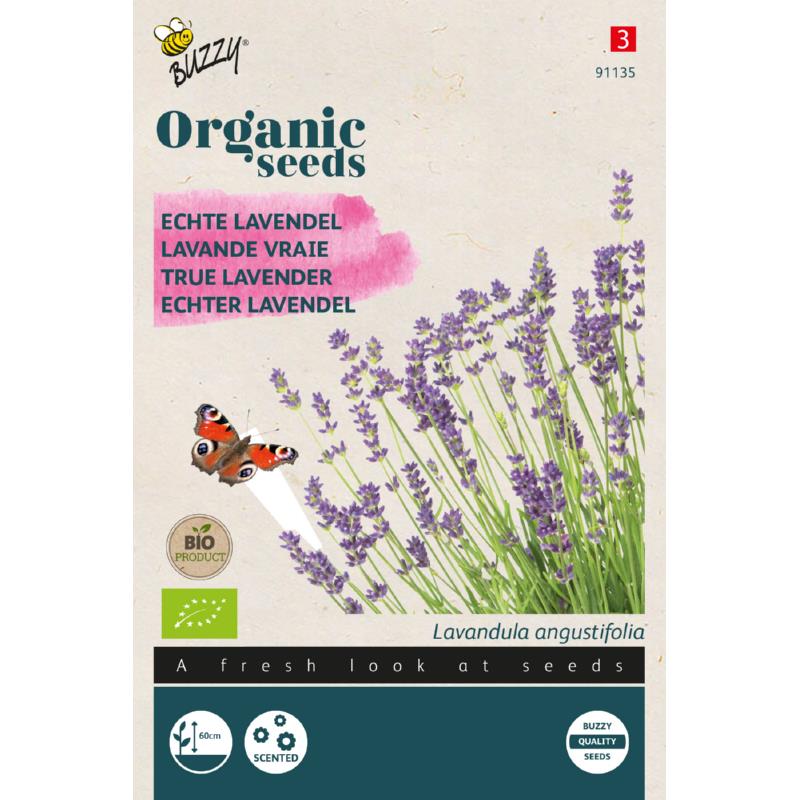 Organic Echte Lavendel zaden - Feggies